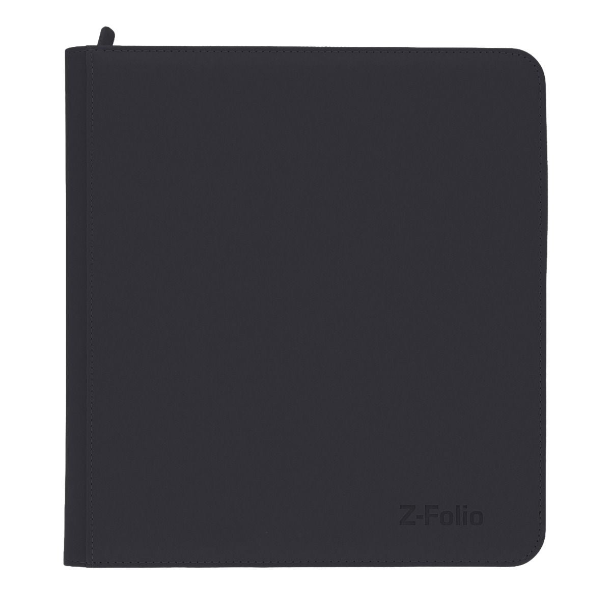 Z - Folio 12 Pocket Zippered LX Side Loading Binder - Black - Gootzy Gaming