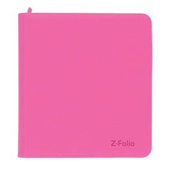 Z - Folio 12 Pocket Zippered LX Side Loading Binder - Pink - Gootzy Gaming
