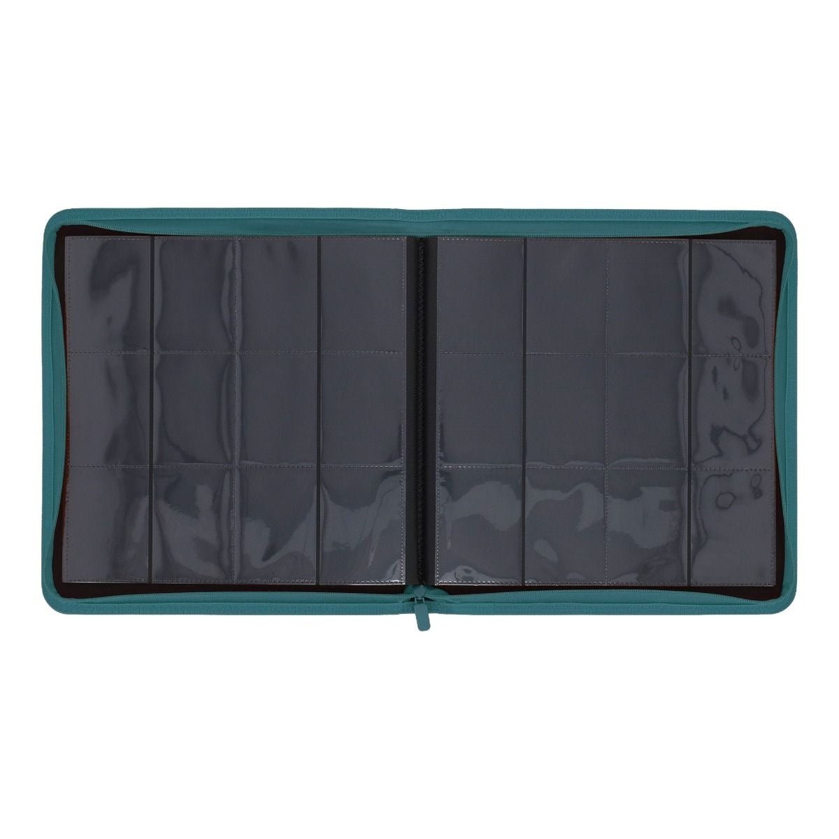 Z - Folio 12 Pocket Zippered LX Side Loading Binder - Teal - Gootzy Gaming