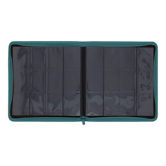 Z - Folio 12 Pocket Zippered LX Side Loading Binder - Teal - Gootzy Gaming