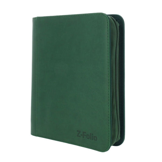 Z - Folio 4 Pocket Zippered LX Toploaders Binder - Green - Gootzy Gaming