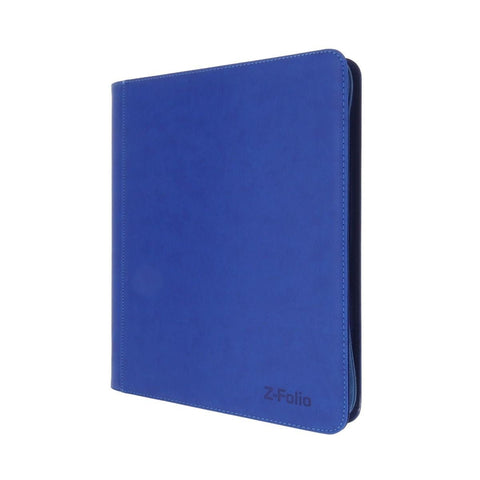 Z - Folio 9 Pocket Zippered LX Toploaders Binder - Blue - Gootzy Gaming