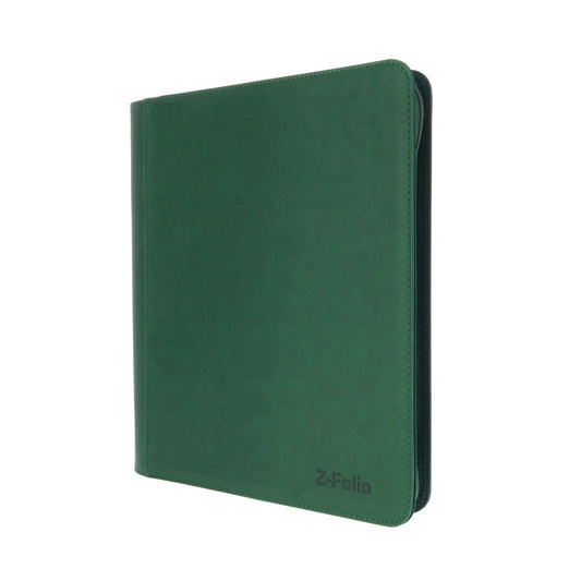 Z - Folio 9 Pocket Zippered LX Toploaders Binder - Green - Gootzy Gaming