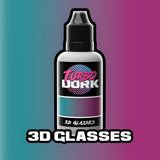 3D Glasses - Cyan/Magenta Colorshit Metallic Paint - TurboDork - 20 mL Dropper Bottle - Gootzy Gaming