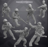 AA5 Party Bus Crew - 7 Miniature All In Bundle- SW Legion Compatible (38-40mm tall) Resin 3D Print - Skullforge Studios - Gootzy Gaming