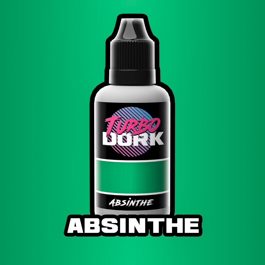 Absinthe - Metallic Green Paint - TurboDork - 20 mL Dropper Bottle - Gootzy Gaming