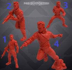 Agent Snow Comrade Superhero Miniature - MCP/Crisis Protocol Compatible (40mm tall) Resin 3D Print - Skullforge Studios - Gootzy Gaming