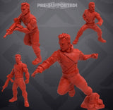Agent Snow Comrade Superhero Miniature - MCP/Crisis Protocol Compatible (40mm tall) Resin 3D Print - Skullforge Studios - Gootzy Gaming