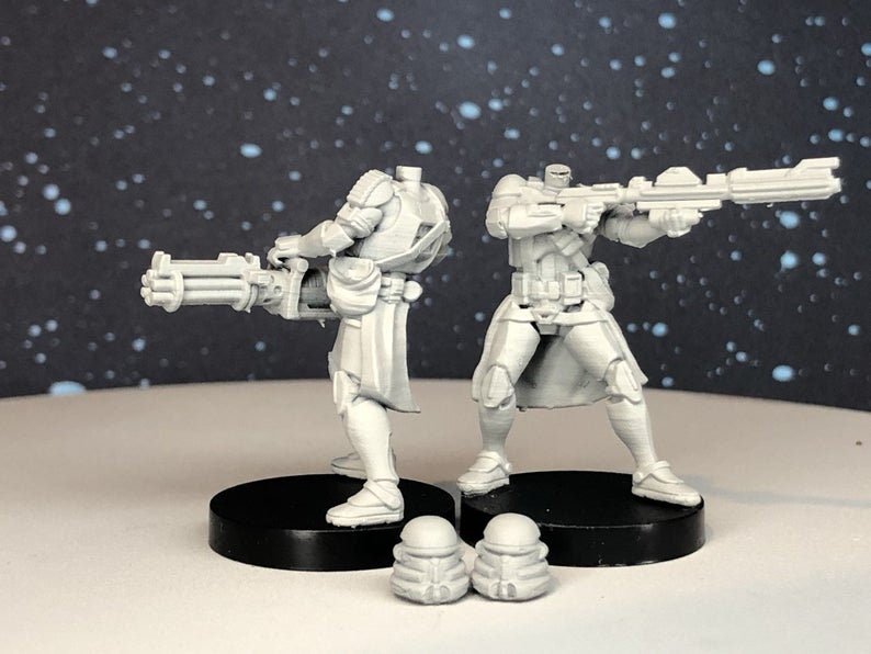 The Yeti Miniature - SW Legion Compatible Resin 3D Print