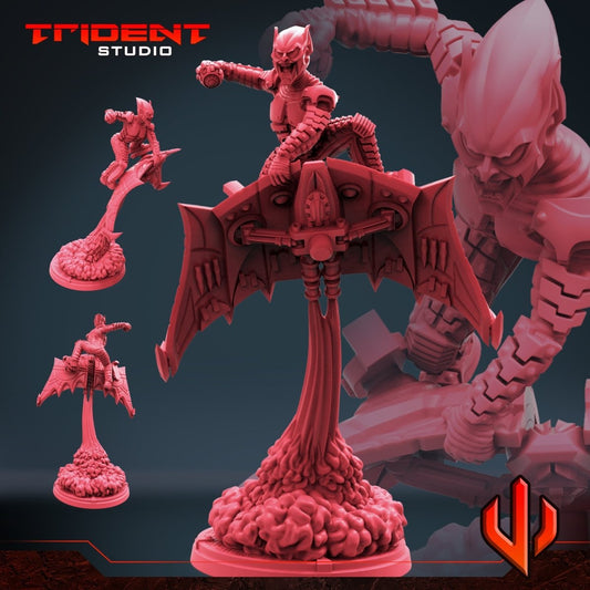 Airborne Mutant Goblin- Multi-piece Miniature - MCP/Crisis Protocol Compatible (40mm tall) Resin 3D Print - Trident Studios - Gootzy Gaming