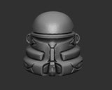 Airborne Trooper Helmets - 5 bits pack - SW Legion Compatible Resin 3D Print - Dark Fire Designs - Gootzy Gaming