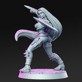 Ako, Sexy Female Monk - Single Roleplaying Miniature for D&D or Pathfinder - 32mm Scale Resin 3D Print - RN EStudios - Gootzy Gaming