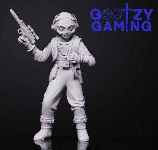 Alien Space Prophet - Mercenary Pose - Single Miniature - SW Legion Compatible (38 - 40mm tall) Resin 3D Print - Gootzy Gaming - Gootzy Gaming