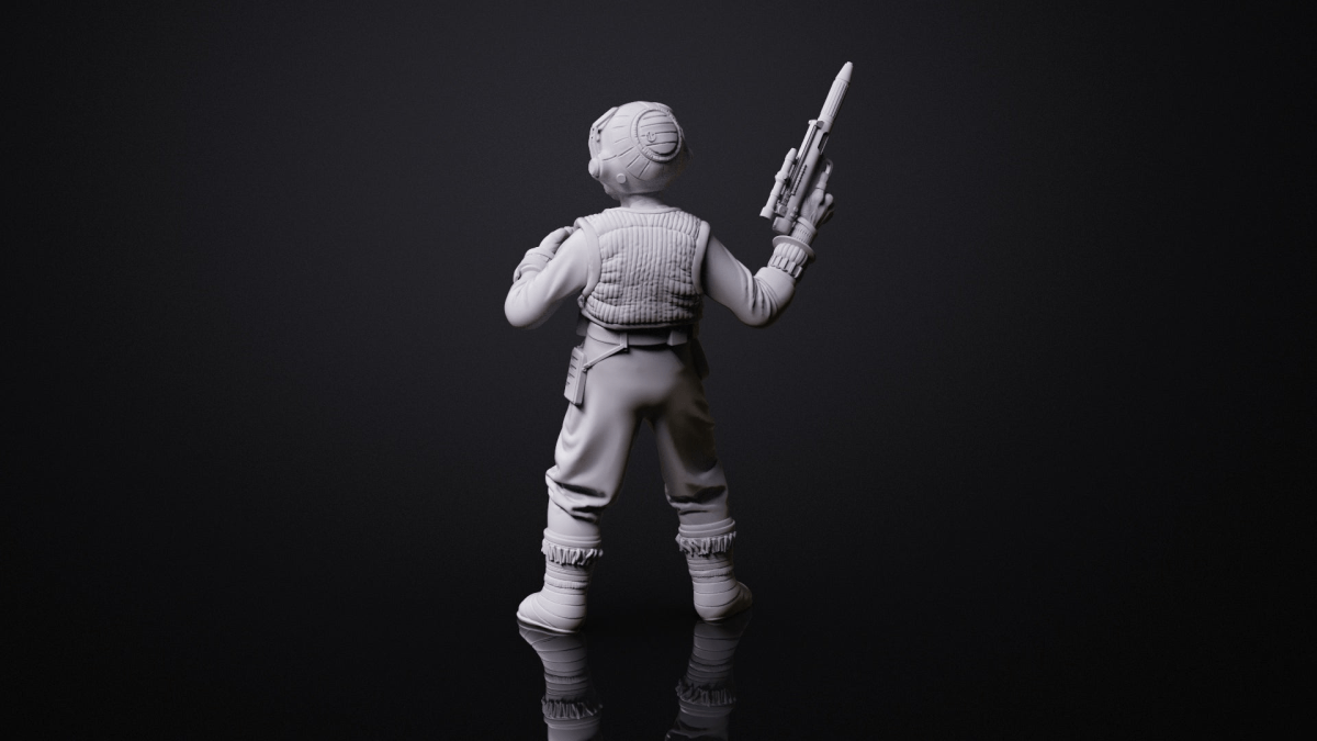 Alien Space Prophet - Mercenary Pose - Single Miniature - SW Legion Compatible (38 - 40mm tall) Resin 3D Print - Gootzy Gaming - Gootzy Gaming