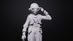 Alien Space Prophet (NPC Style) Single Miniature - SW Legion Compatible (38 - 40mm tall) Resin 3D Print - Gootzy Gaming - Gootzy Gaming