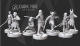 Alien Wizard Knight Miniature - SW Legion Compatible (38-40mm tall) Resin 3D Print - Dark Fire Designs - Gootzy Gaming