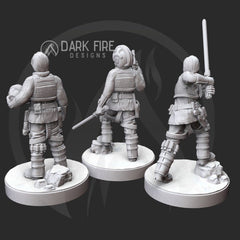 Alliance Hero, Pilot and Cold Weather Ver. - SW Legion Compatible Miniature (38-40mm tall) High Quality 8k Resin 3D Print - Dark Fire Designs - Gootzy Gaming