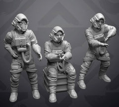 Alpha Wing Pilots Casual Idle Poses - Single Miniature - SW Legion Compatible (38 - 40mm tall) Resin 3D Print - Skullforge Studios - Gootzy Gaming