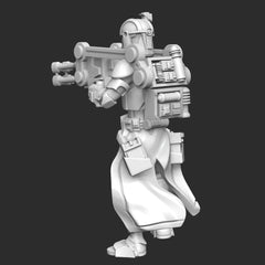 ARC Quad Heavy Gunner Trooper Miniature - SW Legion Compatible (38 - 40mm tall) Multi - Piece Resin 3D Print - Dark Fire Designs - Gootzy Gaming