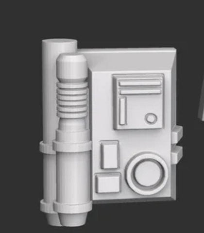 ARC Trooper Backpacks - 5 bits pack - SW Legion Compatible Resin 3D Print - Dark Fire Designs - Gootzy Gaming