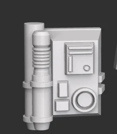 ARC Trooper Backpacks - 5 bits pack - SW Legion Compatible Resin 3D Print - Dark Fire Designs - Gootzy Gaming