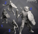 Arena Champion Thunder God Superhero Miniature - MCP/Crisis Protocol Compatible (40mm tall) Resin 3D Print - Skullforge Studios - Gootzy Gaming
