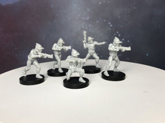 ARF Clone Trooper Squad - SW Legion Compatible (38-40mm tall) Multi-Piece Resin 3D Print - Dark Fire Designs