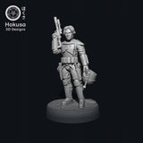 Aspiring Mando Crusader - Single Miniature - SW Legion Compatible (38-40mm tall) Resin 3D Print - Hokusa Designs - Gootzy Gaming