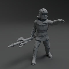 Authority Agent Kaiser Miniature - SW Legion Compatible (38 - 40mm tall) Resin 3D Print - Skullforge Studios - Gootzy Gaming