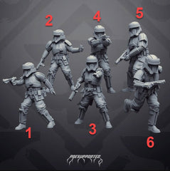 Authority Beach Trooper Guard Squad - SW Legion Compatible Miniature (38-40mm tall) High Quality 8k Resin 3D Print - Skullforge Studios - Gootzy Gaming