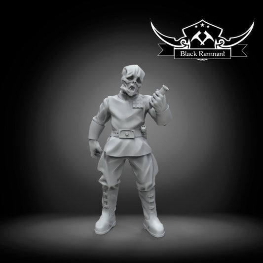 Authority Butcher General Miniature - SW Legion Compatible (38-40mm tall) Resin 3D Print - Black Remnant - Gootzy Gaming