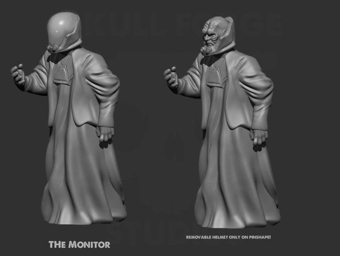 Authority Contingency Monitor Miniature - SW Legion Compatible (38-40mm tall) Resin 3D Print - Skullforge Studios - Gootzy Gaming