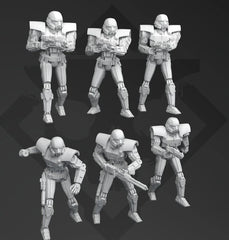 Authority Dominator Troopers - Single Miniature - SW Legion Compatible (38-40mm tall) Resin 3D Print - Skullforge Studios - Gootzy Gaming