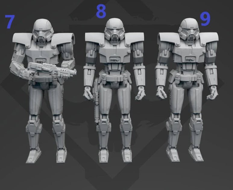 Authority Dominator Troopers - Single Miniature - SW Legion Compatible (38 - 40mm tall) Resin 3D Print - Skullforge Studios - Gootzy Gaming