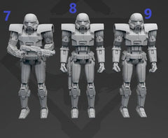 Authority Dominator Troopers - Single Miniature - SW Legion Compatible (38 - 40mm tall) Resin 3D Print - Skullforge Studios - Gootzy Gaming