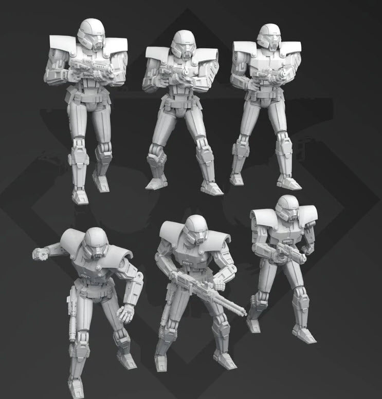 Authority Dominator Troopers - Single Miniature - SW Legion Compatible (38 - 40mm tall) Resin 3D Print - Skullforge Studios - Gootzy Gaming
