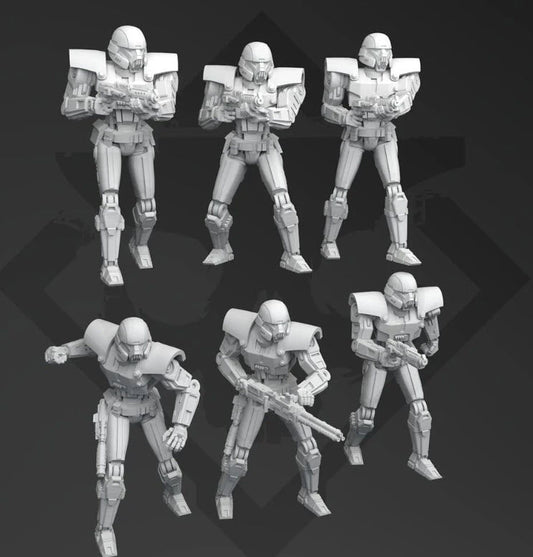 Authority Dominator Troopers - Single Miniature - SW Legion Compatible (38 - 40mm tall) Resin 3D Print - Skullforge Studios - Gootzy Gaming