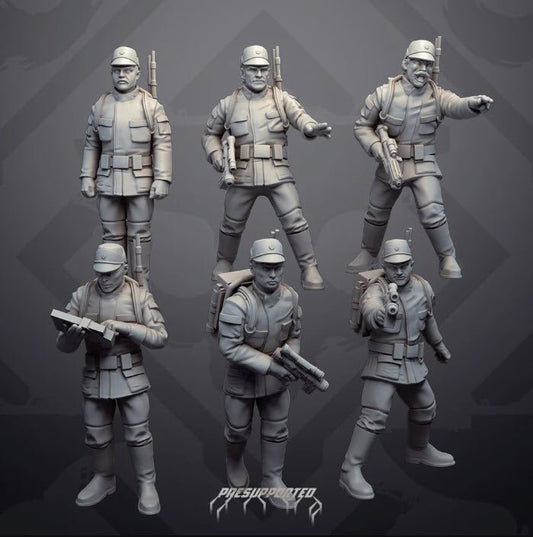 Authority Field Engineers - SW Legion Compatible Miniature (38 - 40mm tall) High Quality 8k Resin 3D Print - Skullforge Studios - Gootzy Gaming