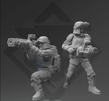 Authority Field Infantry Heavy Team Miniatures - 2 Mini Bundle - SW Legion Compatible (38-40mm tall) Resin 3D Print - Skullforge Studios - Gootzy Gaming