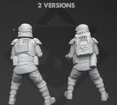 Authority Field Infantry Squad - 8 miniatures - SW Legion Compatible (38 - 40mm tall) Resin 3D Print - Skullforge Studios - Gootzy Gaming