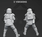 Authority Field Infantry Squad - 8 miniatures - SW Legion Compatible (38-40mm tall) Resin 3D Print - Skullforge Studios - Gootzy Gaming