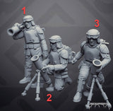Authority Field Mortar Trooper Crew - SW Legion Compatible Miniature (38-40mm tall) High Quality 8k Resin 3D Print - Skullforge Studios - Gootzy Gaming