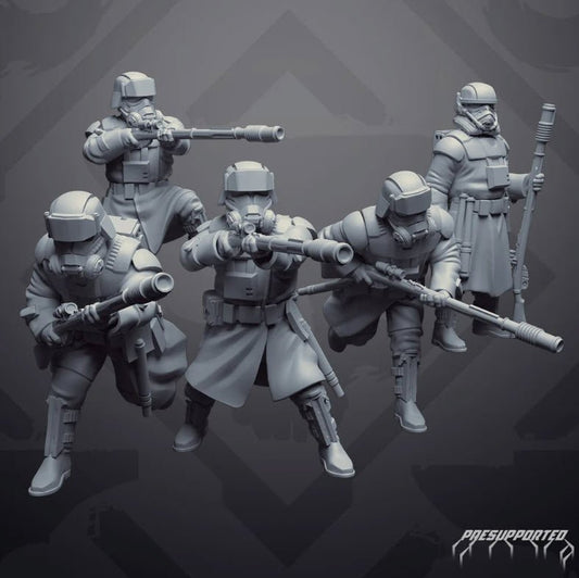 Authority Field Trench Mud Troopers - SW Legion Compatible Miniature (38-40mm tall) High Quality 8k Resin 3D Print - Skullforge Studios - Gootzy Gaming