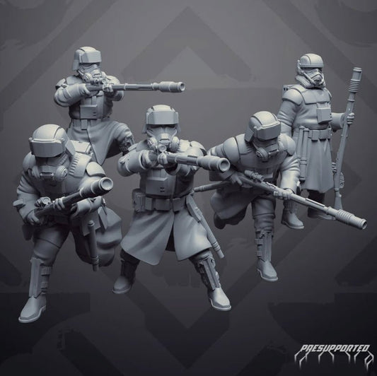 Authority Field Trench Mud Troopers - SW Legion Compatible Miniature (38 - 40mm tall) High Quality 8k Resin 3D Print - Skullforge Studios - Gootzy Gaming