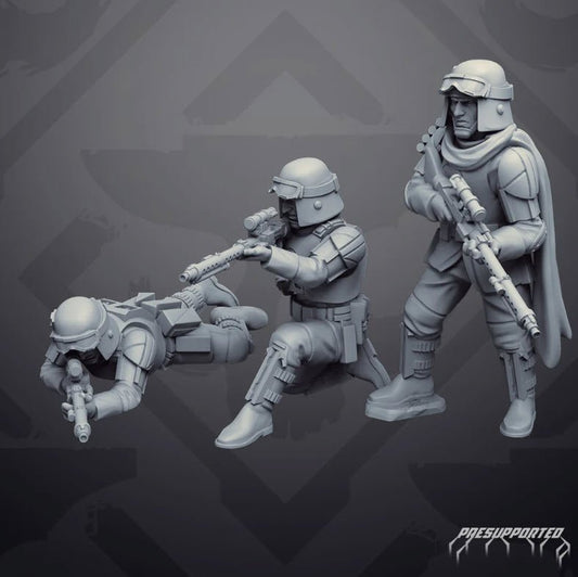 Authority Field Trooper Sniper Specialist - SW Legion Compatible Miniature (38 - 40mm tall) High Quality 8k Resin 3D Print - Skullforge Studios - Gootzy Gaming