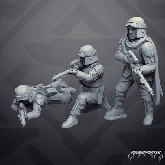 Authority Field Trooper Sniper Specialist - SW Legion Compatible Miniature (38-40mm tall) High Quality 8k Resin 3D Print - Skullforge Studios - Gootzy Gaming