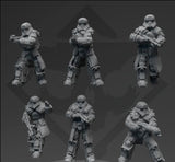 Authority Frontier Grav Boots Squad - 6 Mini Bundle - SW Legion Compatible (38-40mm tall) Resin 3D Print - Skullforge Studios - Gootzy Gaming