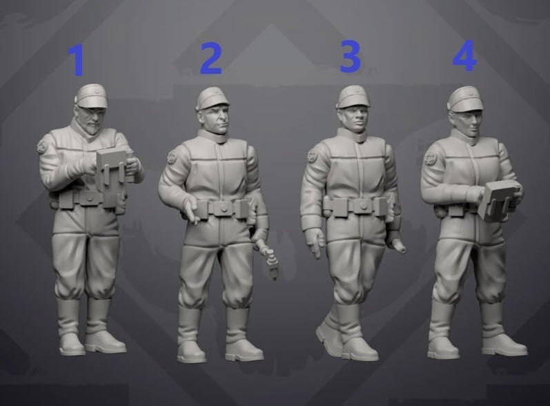 Authority Hangar Crew Miniature - SW Legion Compatible (38 - 40mm tall) Resin 3D Print - Skullforge Studios - Gootzy Gaming