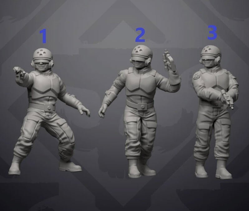 Authority Hangar Security Miniature - SW Legion Compatible (38 - 40mm tall) Resin 3D Print - Skullforge Studios - Gootzy Gaming