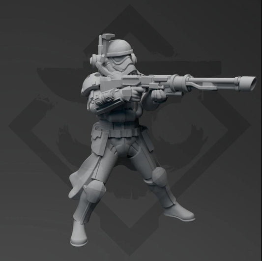 Authority Hazard Field Sniper - SW Legion Compatible (38 - 40mm tall) Resin 3D Print - Skullforge Studios - Gootzy Gaming